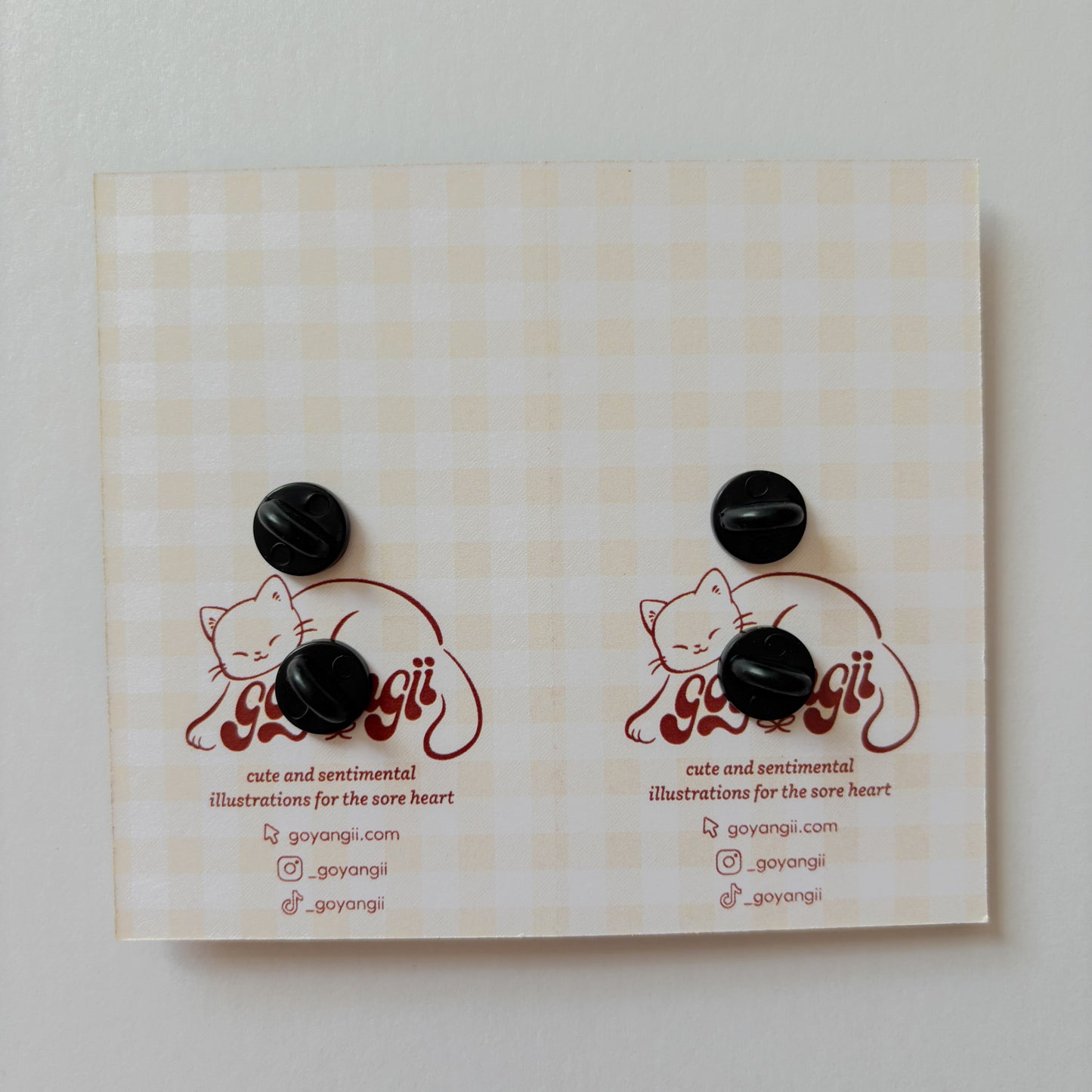 Besties Throw Paws Enamel Pin Set