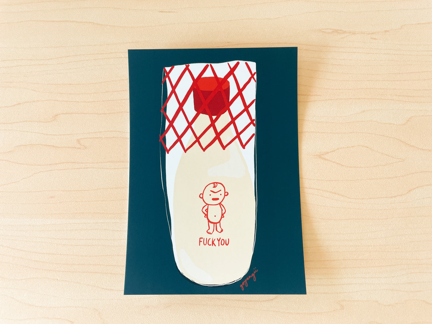 Spicy Mayo Mini Print / Postcard