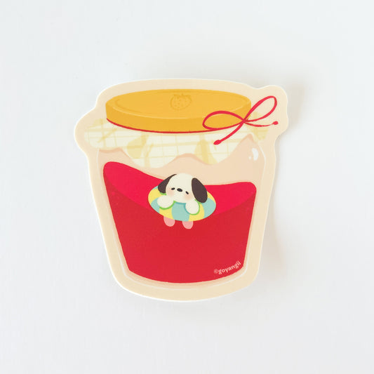 Jam Dog Waterproof Vinyl Sticker
