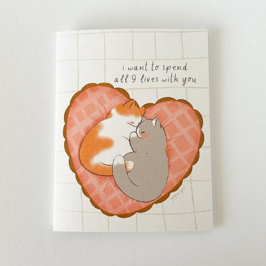 9 Lives With You Greeting Card