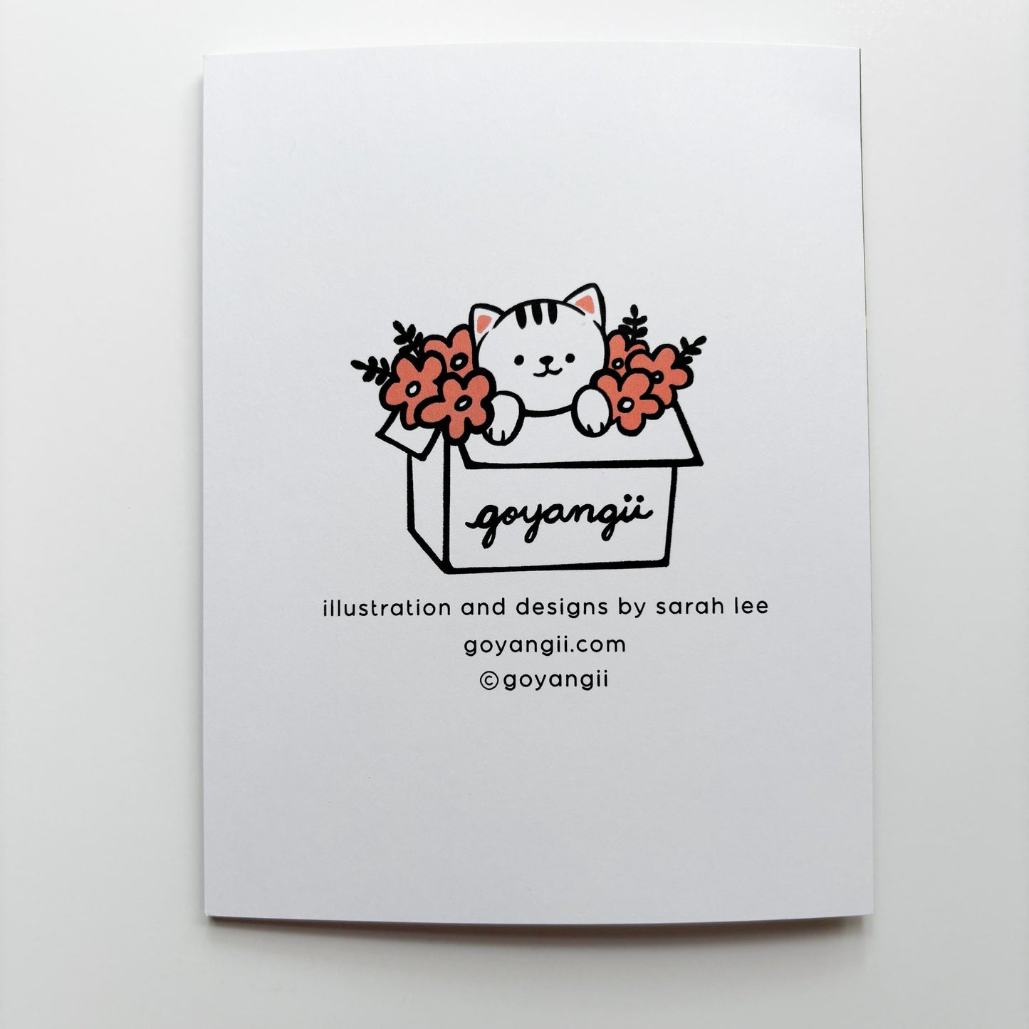Good Luck Cat Greeting Card