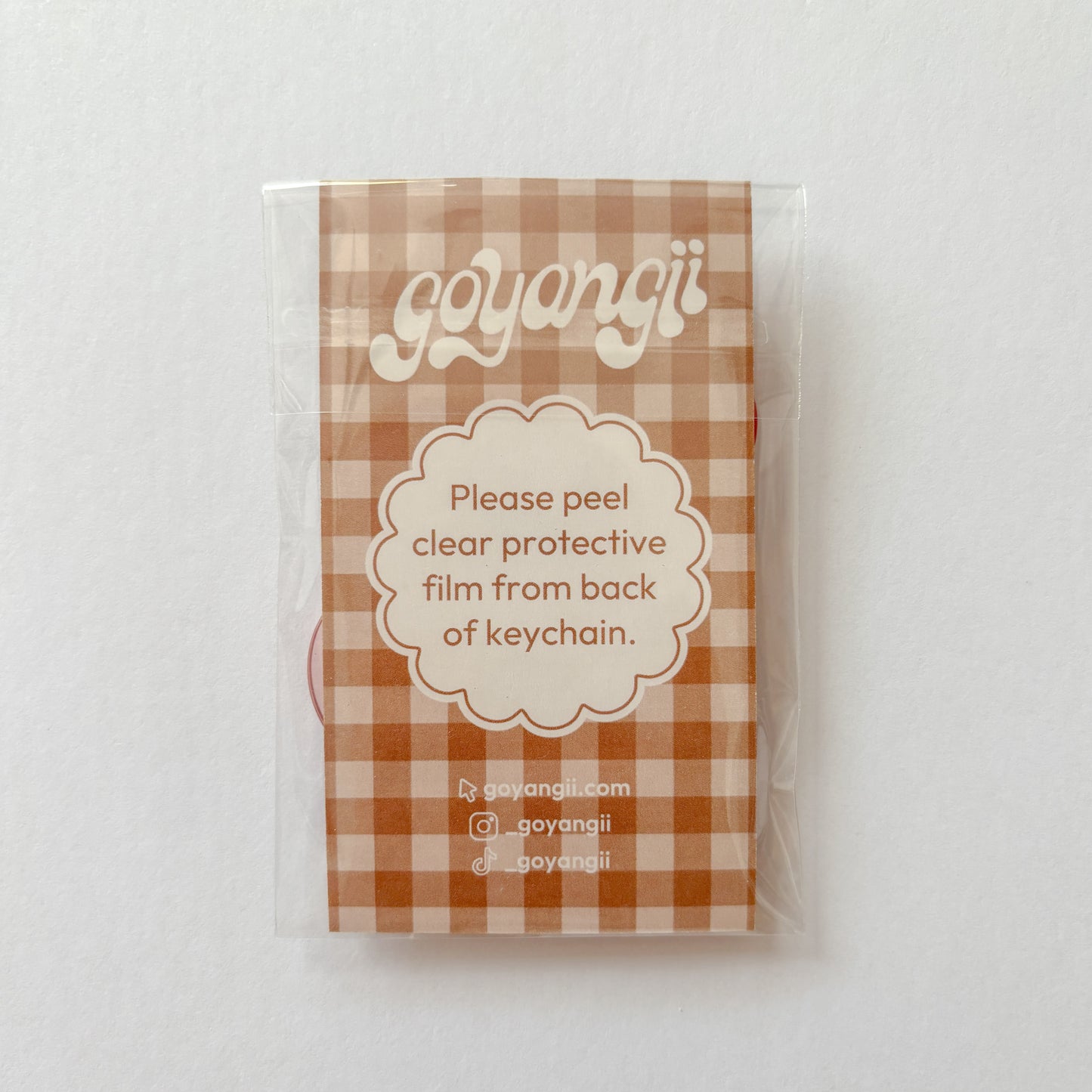 Cherry Cats Glitter Acrylic Keychain
