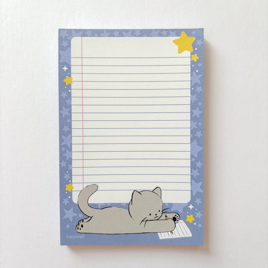Kitty Homework Notepad - Memopad
