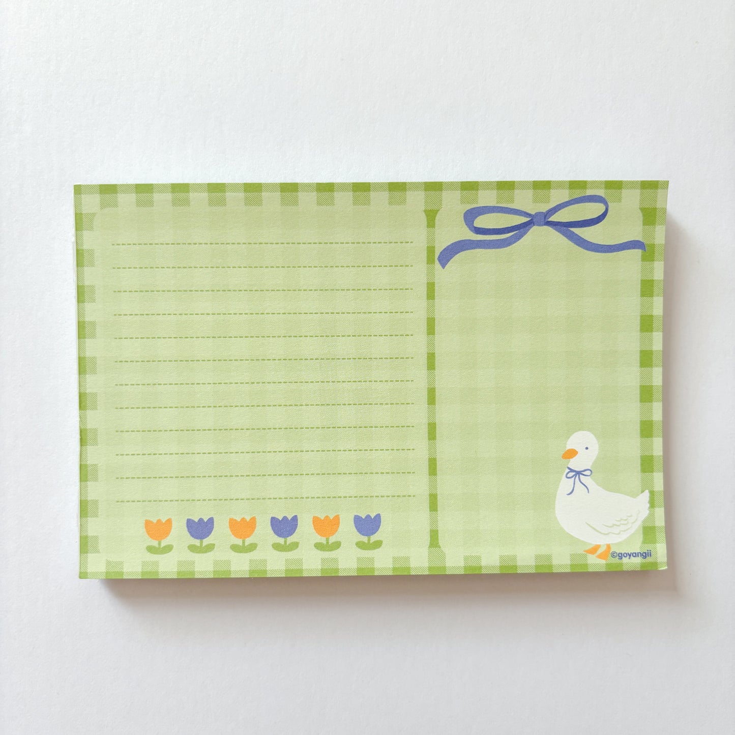Duck and Tulips Notepad - Memopad