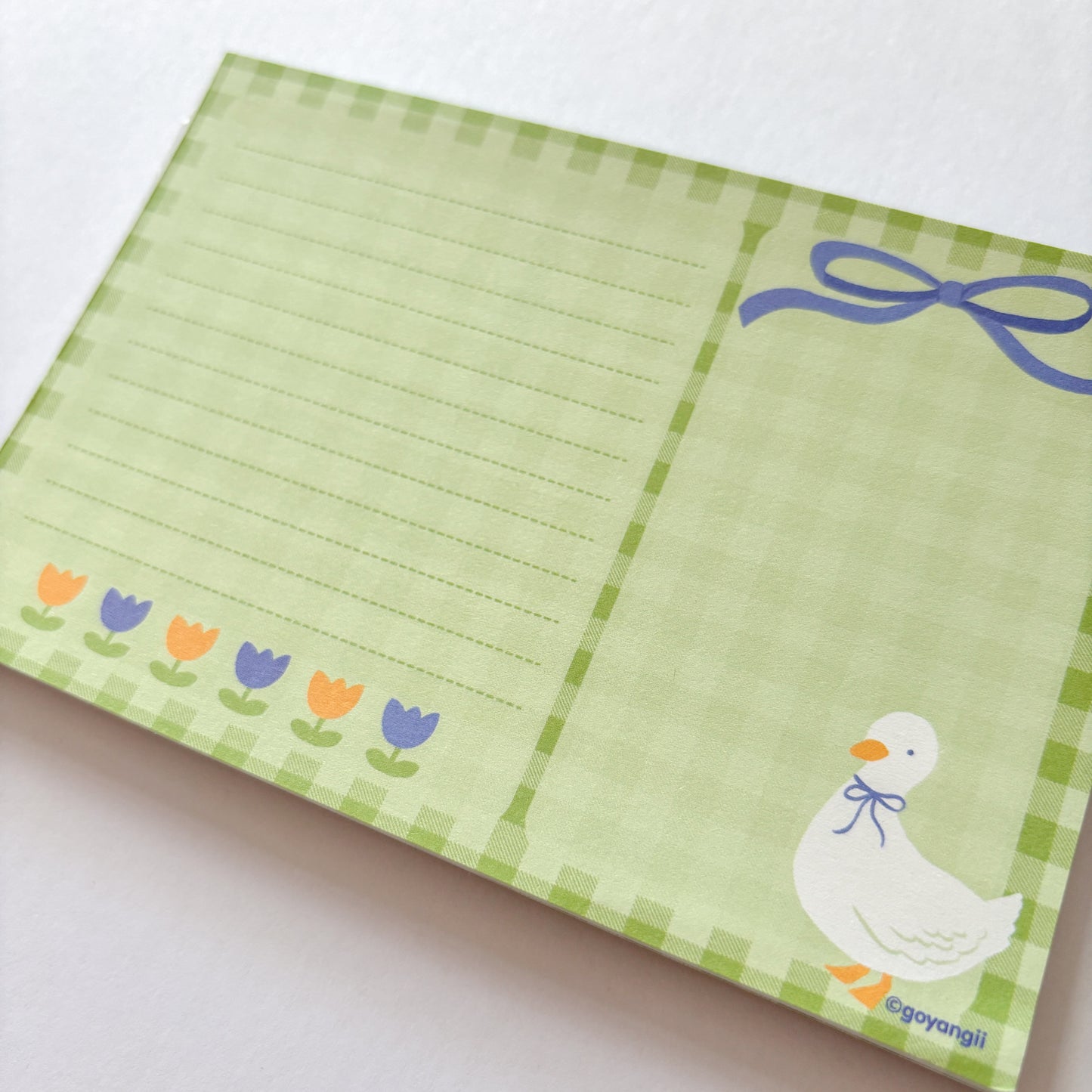 Duck and Tulips Notepad - Memopad