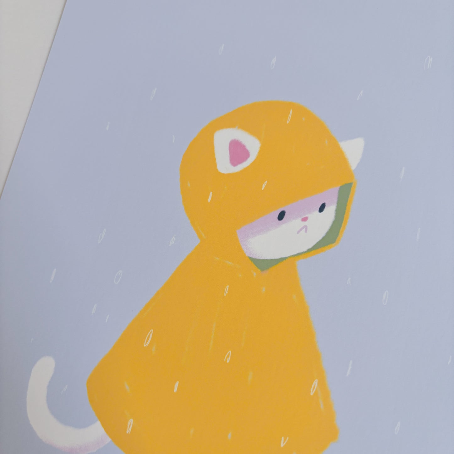 Rainy Cat 8"x10" Art Print