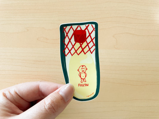 Spicy Mayo Waterproof Vinyl Sticker
