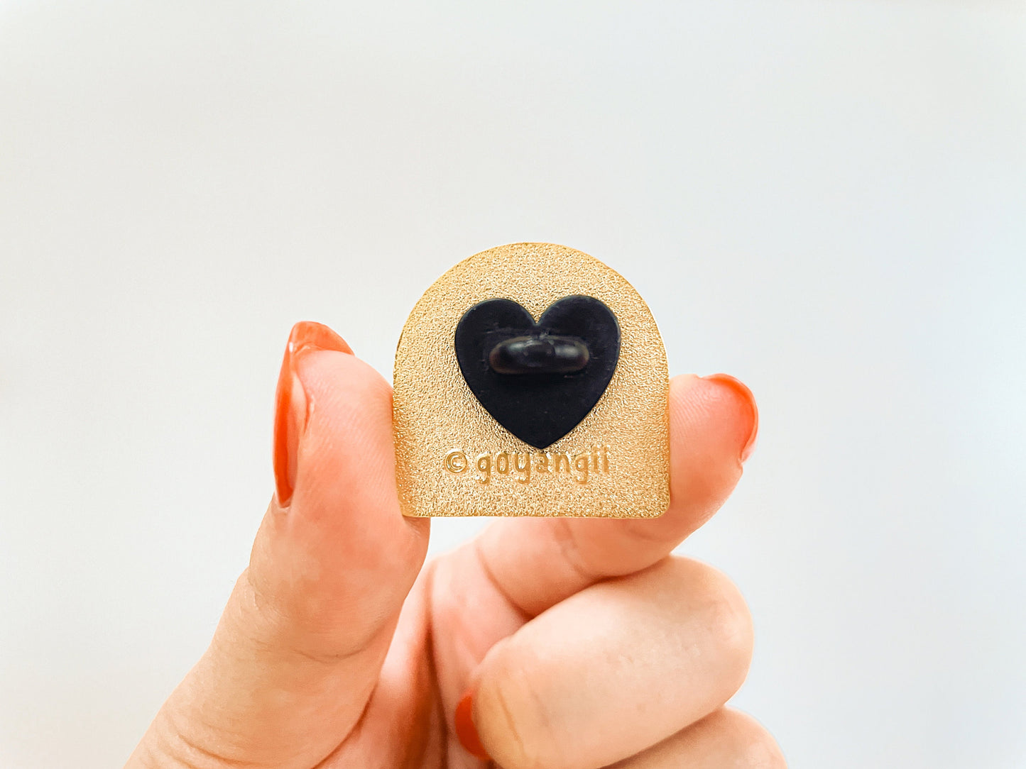 Crying Isn't Weak Cat Enamel Pin