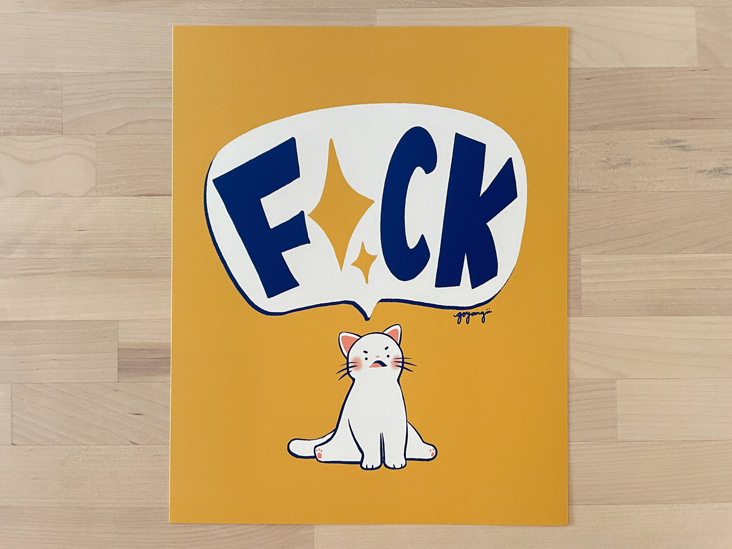 Smol Cat 8" x 10" Art Print