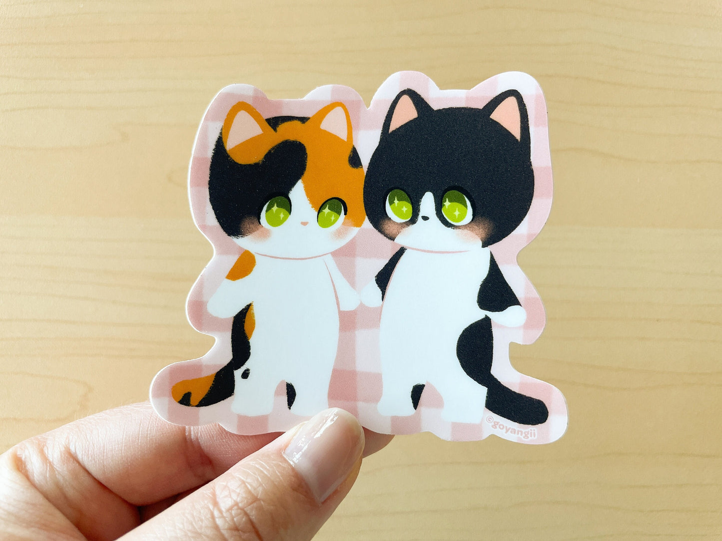 Kitty Besties Waterproof Vinyl Sticker