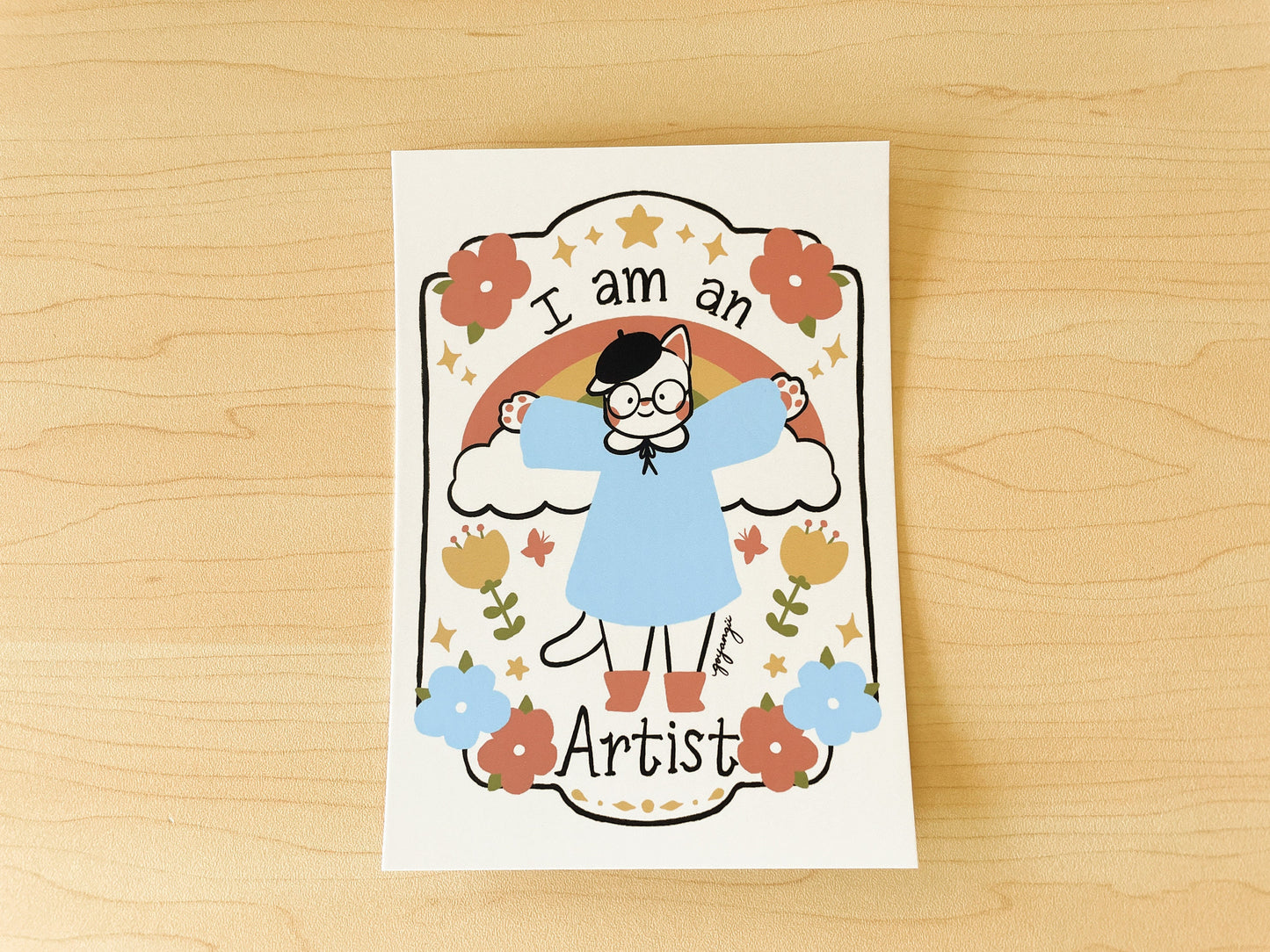 I am an Artist Mini Print / Postcard