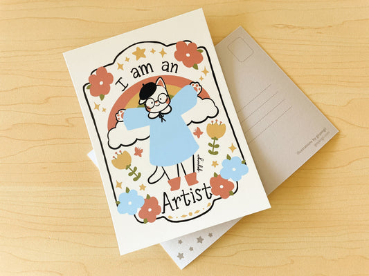 I am an Artist Mini Print / Postcard