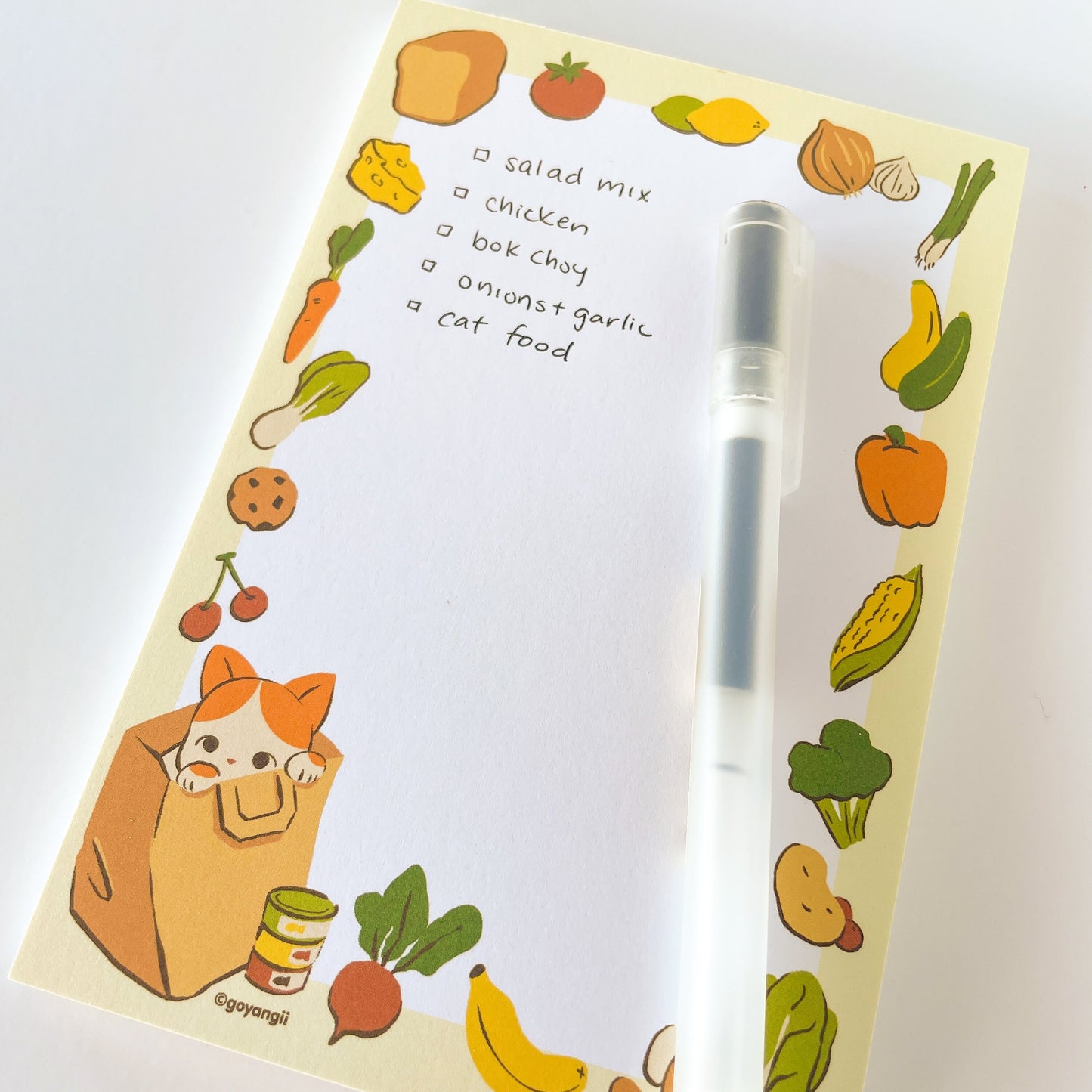 To The Market Notepad - Memo Pad
