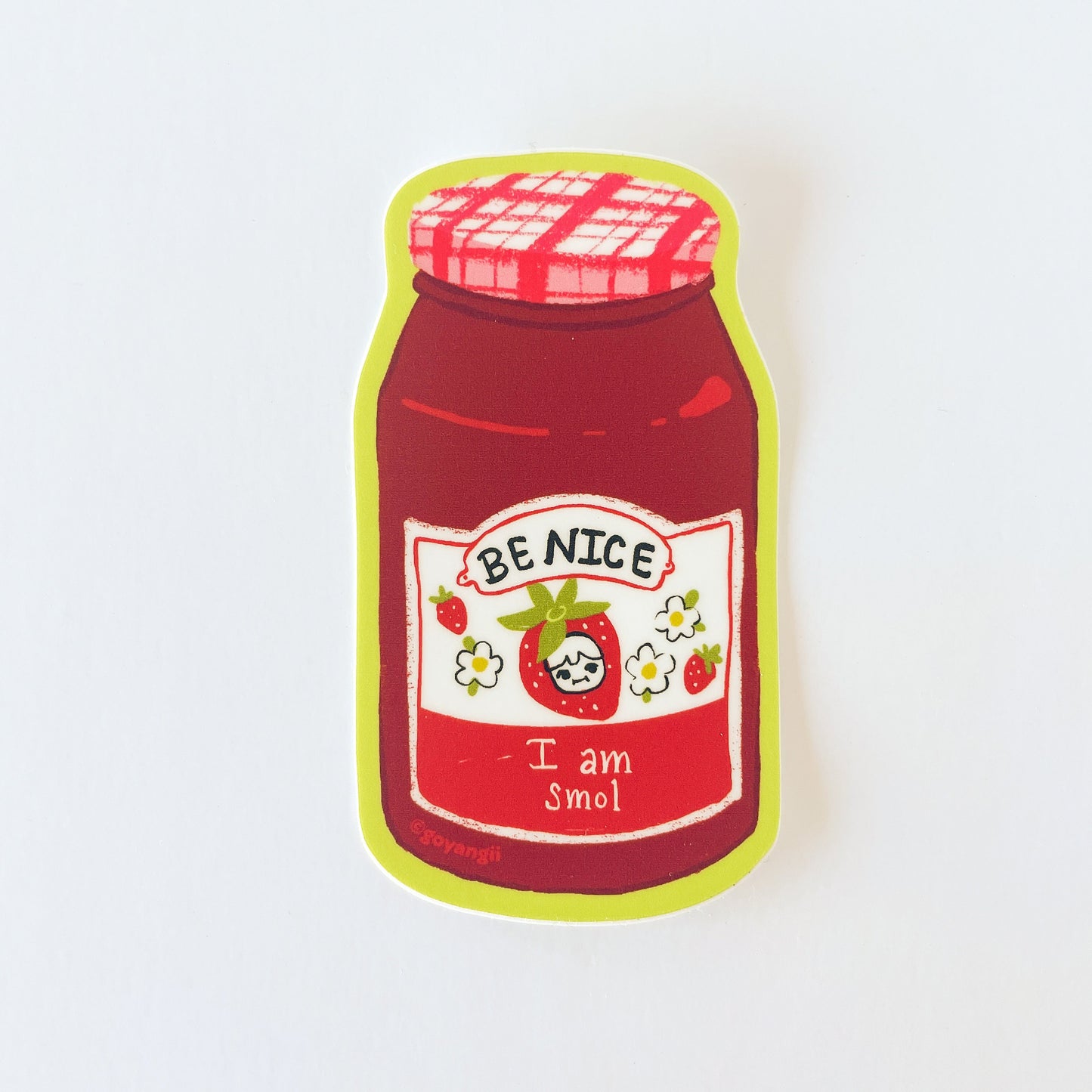Be Nice Waterproof Vinyl Sticker