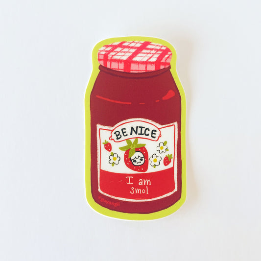 Be Nice Waterproof Vinyl Sticker