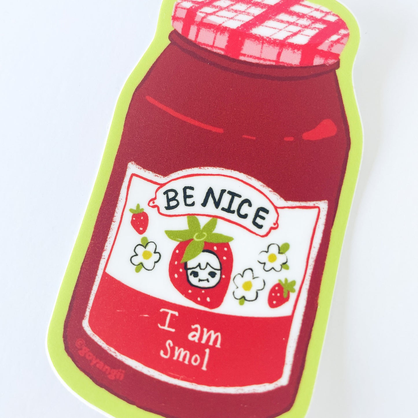 Be Nice Waterproof Vinyl Sticker