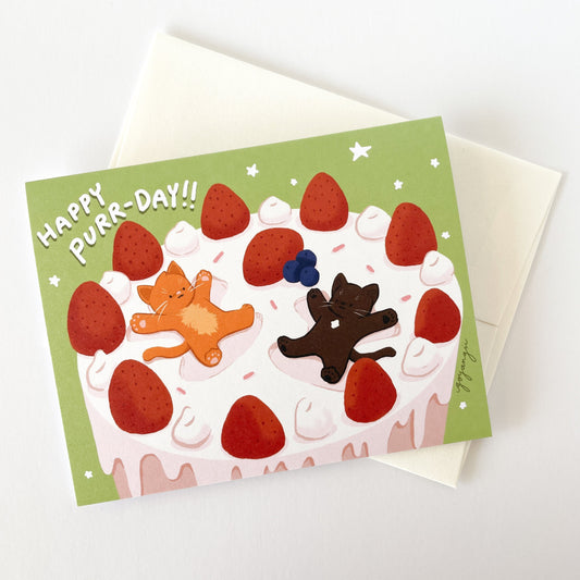 Happy Purrday! Greeting Card