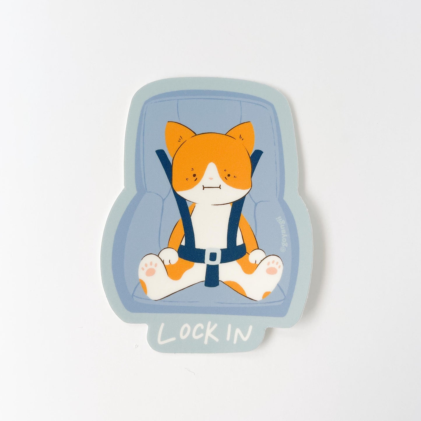 Lock In Waterproof Vinyl Sticker