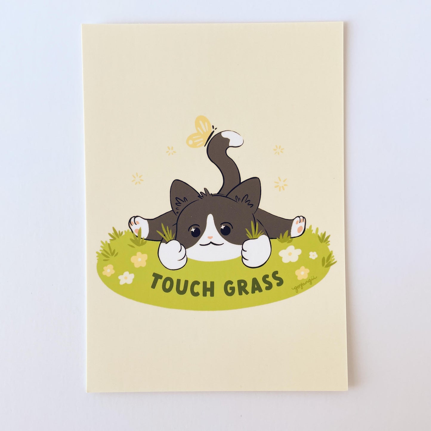 Touch Grass Mini Print / Postcard