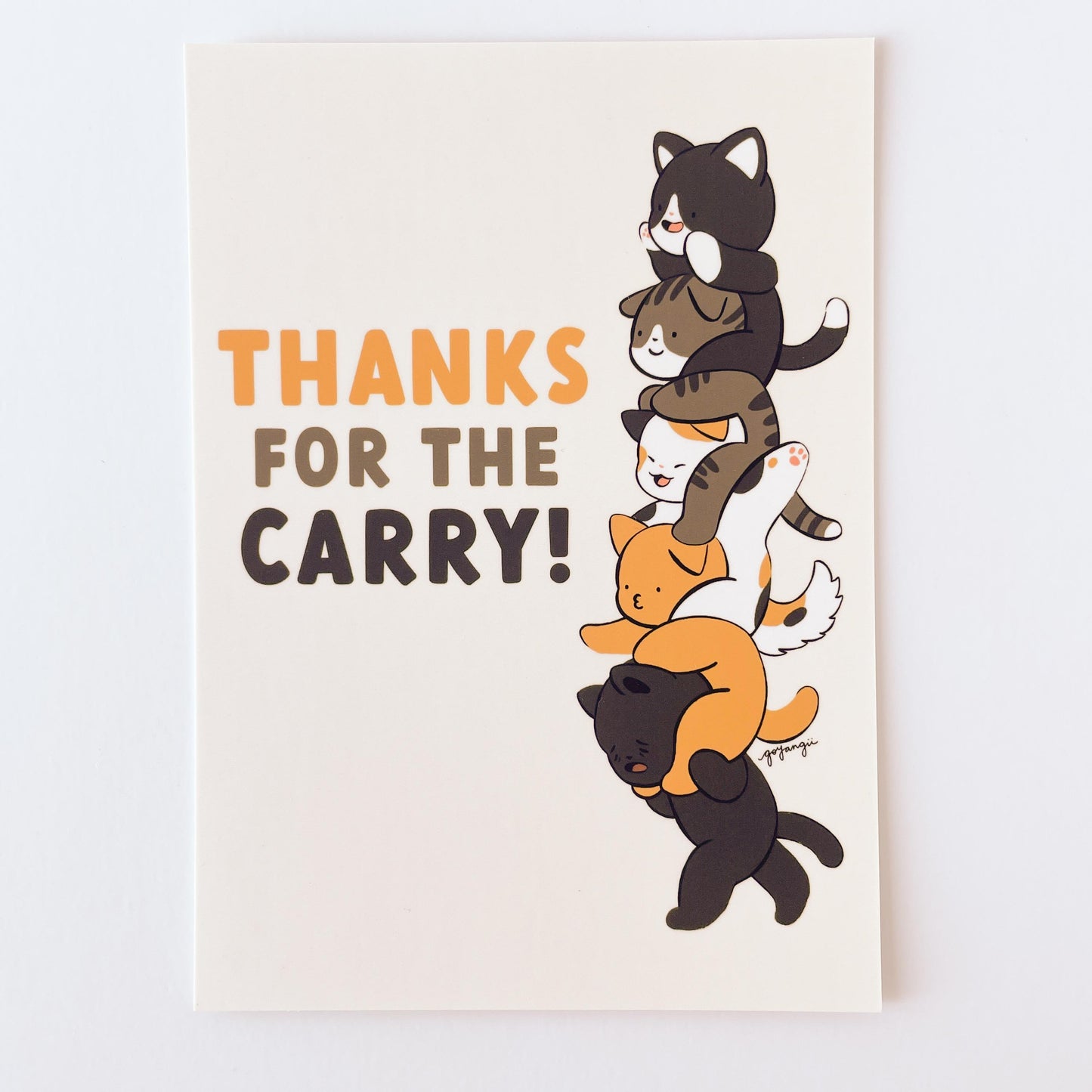 Thanks for the Carry Mini Print / Postcard