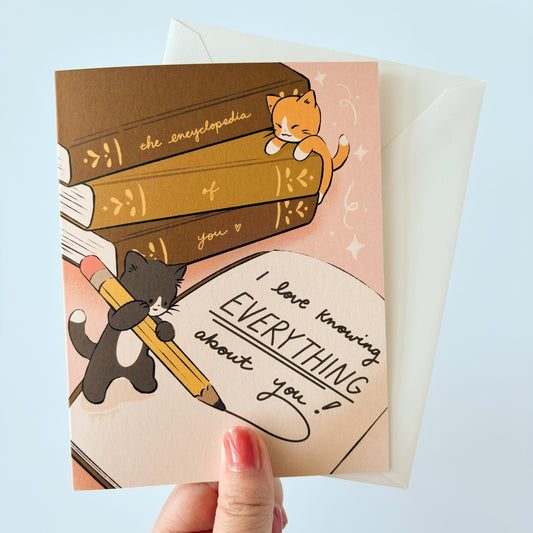 Encyclopedia of You Greeting Card