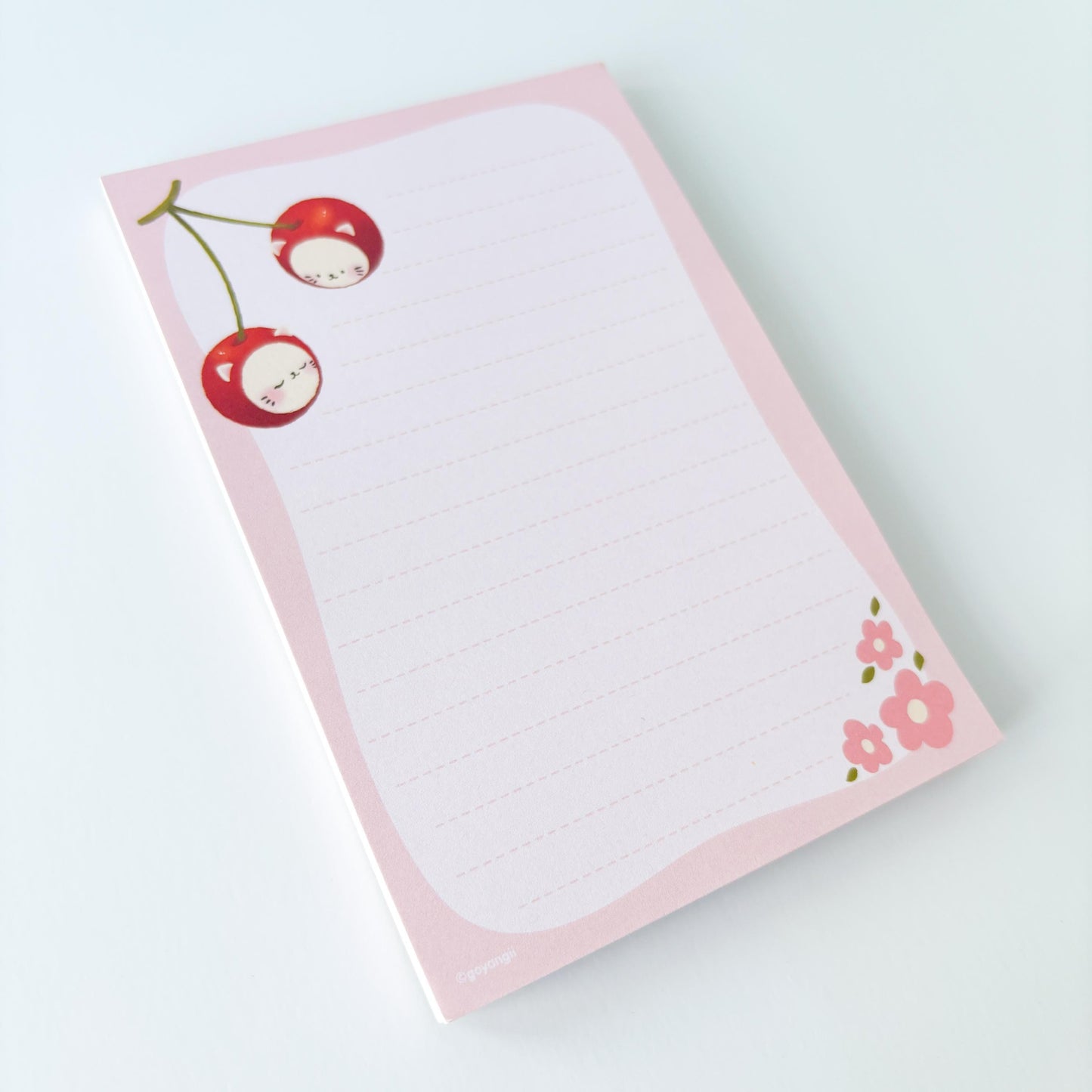 Cherry Cats Notepad - Memo Pad