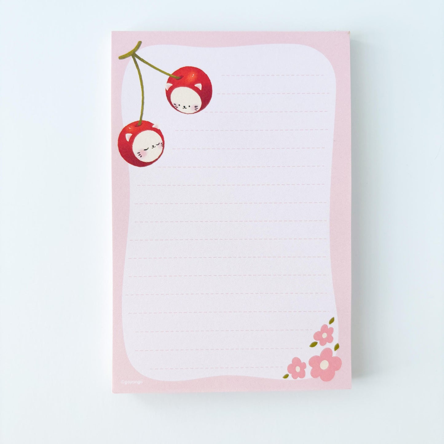 Cherry Cats Notepad - Memo Pad