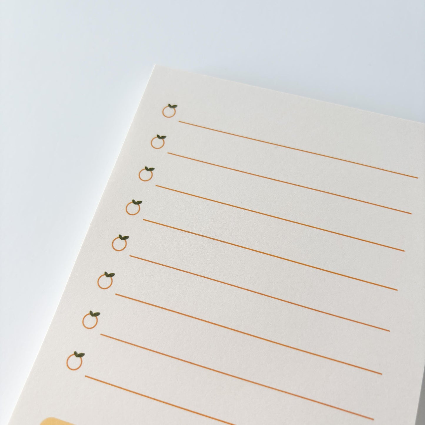 Orange Cat Notepad - Memo Pad