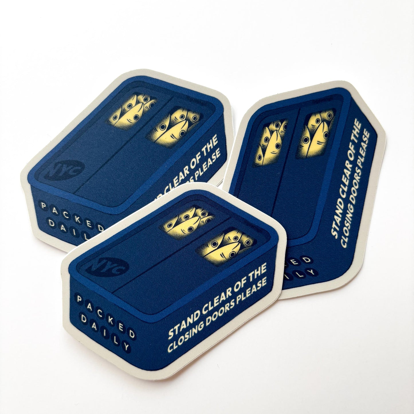 Sardines Waterproof Vinyl Sticker
