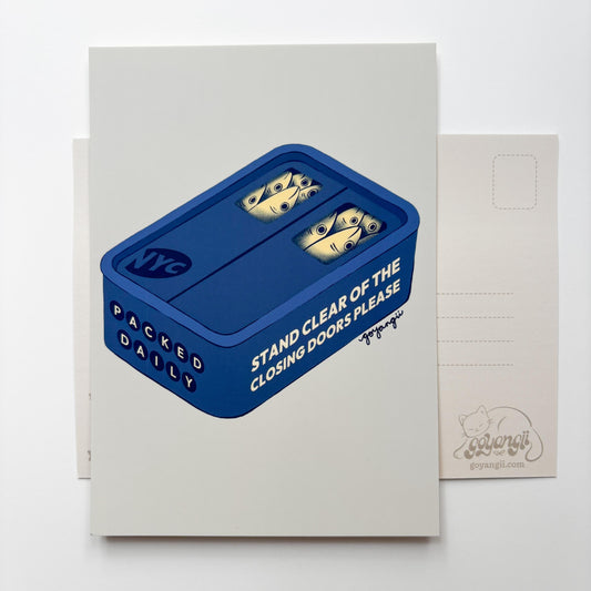 Sardines Mini Print / Postcard
