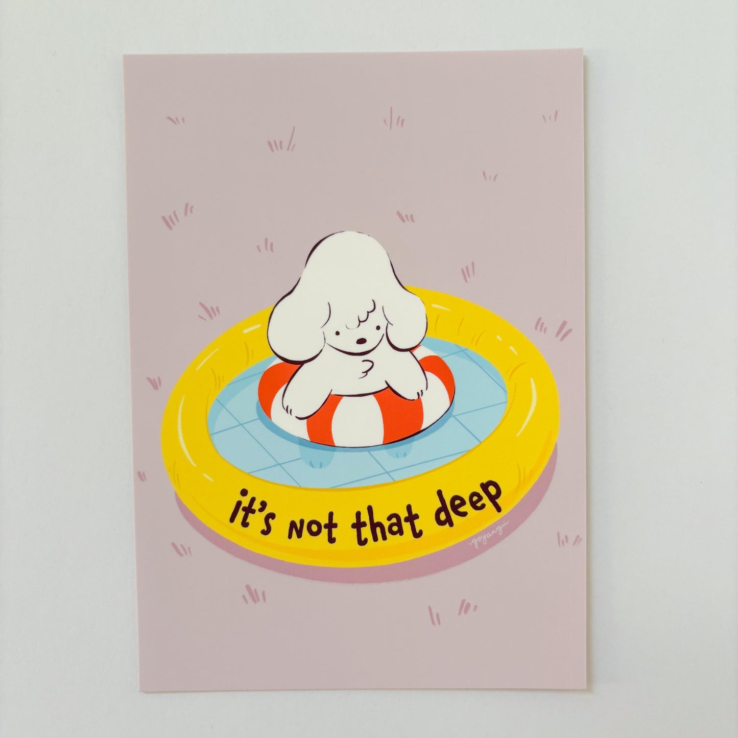 Not That Deep Mini Print / Postcard