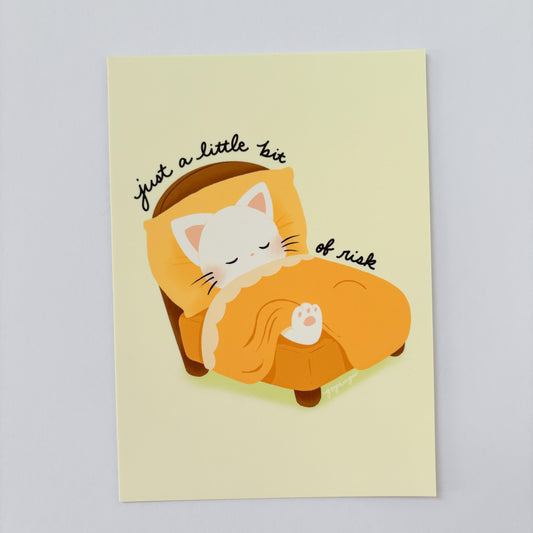 Little Risky Mini Print / Postcard