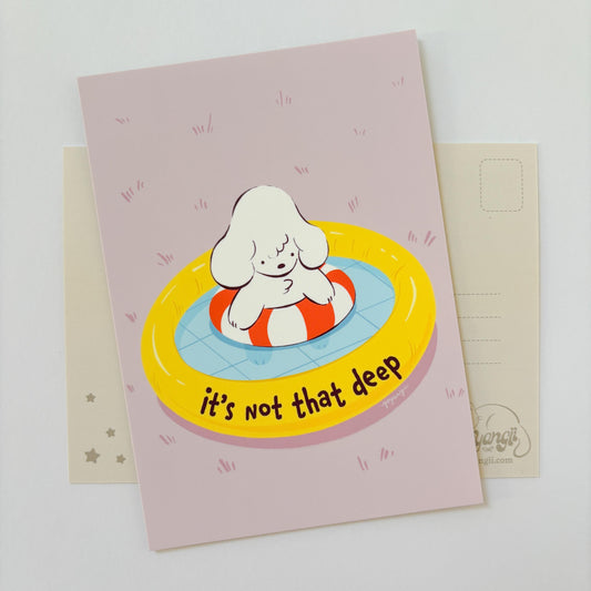 Not That Deep Mini Print / Postcard