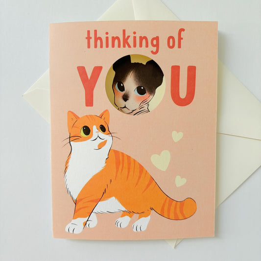 Thinking of You (Naked) Greeting Card