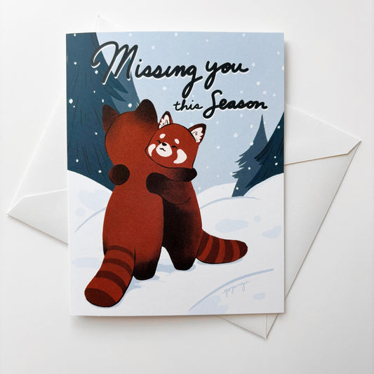 Missing You This Season Holiday Greeting Card