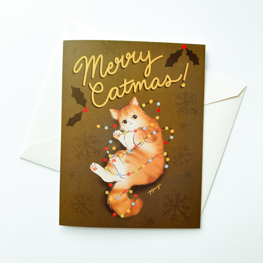 Merry Catmas! Holiday Greeting Card