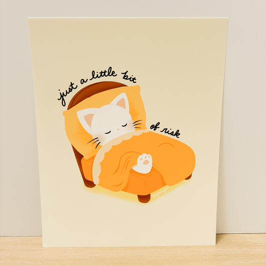 Little Risky 8" x 10" Art Print